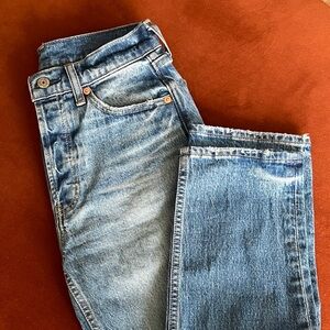 GAP “Cheeky Straight High Rise” Jeans (Size 25)
